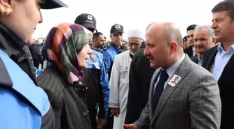 Adıyaman'da trafik kazasında hayatını kaybeden polis memuru Elazığ'a uğurlandı