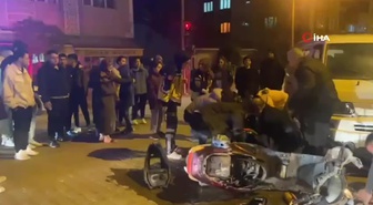 Balıkesir'de trafik kazasında motosiklet sürücüsü yaralandı