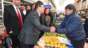 Hakan Tütüncü, Elmalı'da seçim çalışmalarına devam ediyor
