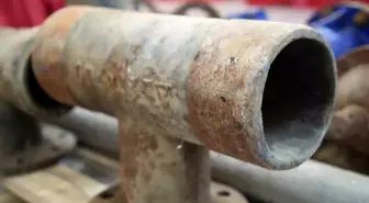 Kırıkkale'de Altyapıdan Çıkan Asbest Borular Sergilendi