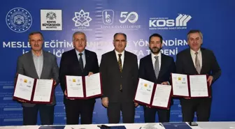 Konya'da Mesleki Eğitim İçin İşbirliği Protokolü İmzalandı