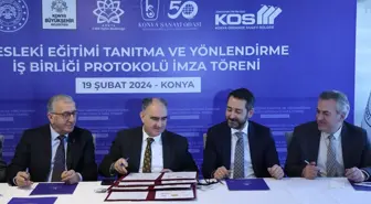 Konya'da Mesleki Eğitim İçin İşbirliği Protokolü İmzalandı