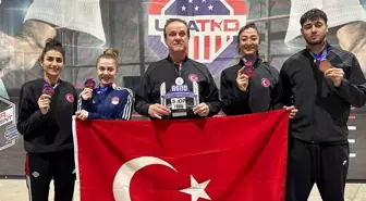 Türk Tekvando Milli Takımı, ABD Açık'ta üçüncü oldu