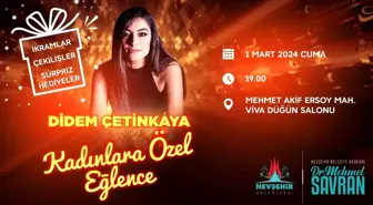 Nevşehir Belediyesi Kadınlara Özel Müzik Eğlence Programı
