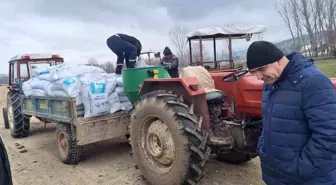 Simav Güney Beldesinde 1000 Dekar Mera Alanında Gübreleme Çalışması Yapıldı