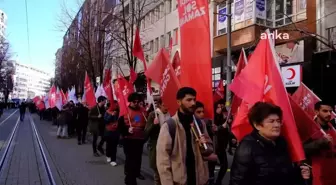 Sol Parti'den Eskişehir'de Yürüyüş: 'Hilafet Çağrılarına, Onların Sokaklarımızı Boğduğu Karanlığa Karşı Ülkenin Bütün Sokaklarında Yürüyeceğiz'