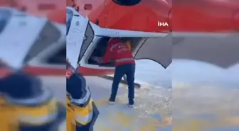 Van'da 58 yaşındaki hasta için helikopter havalandı