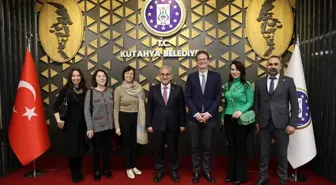 Kütahya Belediye Başkanı Prof. Dr. Alim Işık, Avrupa Birliği Türkiye Delegasyonu Başkanı Büyükelçi Nikolaus Meyer-Landrut'u ağırladı