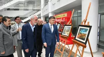 Şanlıurfa'da Emekli Öğretmen-Ressamın Kişisel Sergisi Açıldı