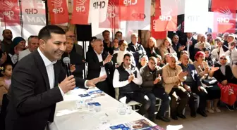 Kuşadası Belediye Başkanı Ömer Günel, seçim ofisinin açılışında konuştu