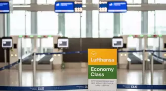 Lufthansa Yer Hizmetleri Çalışanlarının Grevi Yüzlerce Uçuşu İptal Etti