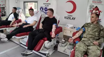 Siirt 3. Komando Tugayı Mehmetçikler Kızılay'a Kan Bağışında Bulundu