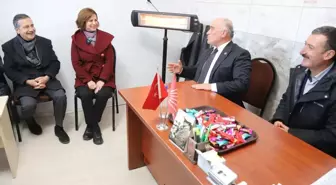 Tepebaşı Belediye Başkanı Ahmet Ataç ve CHP Eskişehir Büyükşehir Belediyesi Başkan Adayı Ayşe Ünlüce Han ilçesini ziyaret etti