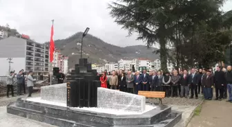 Giresun'un Yağlıdere ilçesinde göç anıtı açıldı