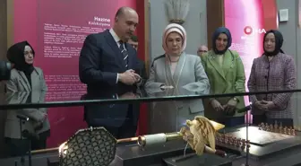 Emine Erdoğan, Ankara'nın tarihi yapılarından Ankara Palas Müzesi'ni ziyaret etti