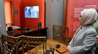 Emine Erdoğan, Ankara'nın tarihi yapılarından Ankara Palas Müzesi'ni ziyaret etti