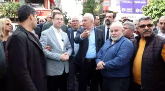 Akdeniz Belediye Başkanı Mustafa Gültak, esnafla buluştu