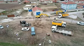 Konya Çumra Taşağıl Mahallesine Yeni Kanalizasyon Şebeke Hattı Kazandırıyor