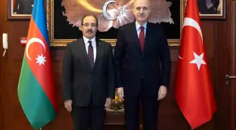 TBMM Başkanı Numan Kurtulmuş, Türkiye'nin Bakü Büyükelçiliğini ziyaret etti