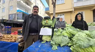 Tokat Gönüllü Turizm ve İklim Elçisi Lahanadan Adam Yaptı