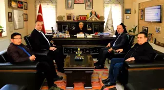 Çameli Belediye Başkanı Cengiz Arslan, TEİAŞ Bölge Müdürü İlker Bal'ı ağırladı