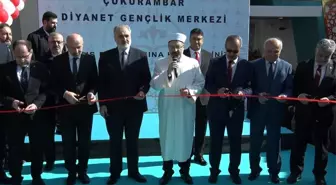 Diyanet İşleri Başkanı Ali Erbaş, Çukurambar Diyanet Gençlik Merkezi'nin açılış törenine katıldı