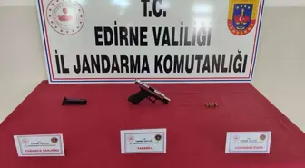 Edirne'de Kurusıkı Tabanca Ele Geçirildi