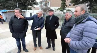 Odunpazarı Belediye Başkanı Kazım Kurt, 100. Yıl Kültür Merkezi'nin İnşaatını İnceledi