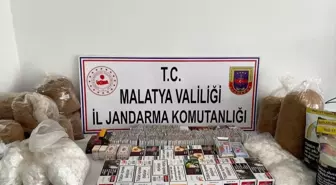 Malatya'da Bandrolsüz Makaron ve Sigara Operasyonu