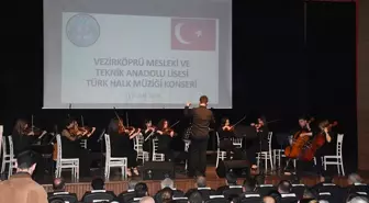 Vezirköprü Mesleki ve Teknik Anadolu Lisesi Türk Halk Müziği Korosu Afetzedelere Konser Verdi