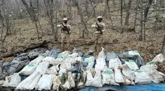 Şırnak'ın Uludere ilçesinde terör operasyonunda çok sayıda mühimmat ele geçirildi