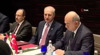 TBMM Başkanı Kurtulmuş, BAE Federal Ulusal Konseyi Birinci Başkanvekili Al Tayer'i kabul etti