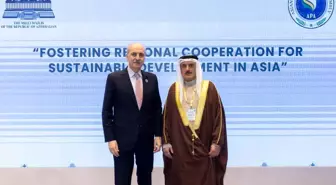 TBMM Başkanı Numan Kurtulmuş, Azerbaycan'da Bahreyn ve Sri Lanka Meclis Başkanları ile görüştü