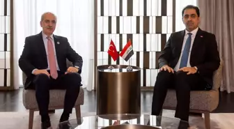 TBMM Başkanı Numan Kurtulmuş, Irak Temsilciler Meclisi Başkanvekili Muhsin Ali El Mendelavi ile görüştü