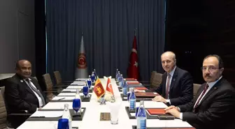 TBMM Başkanı Numan Kurtulmuş, Sri Lanka Meclis Başkanı ile görüştü