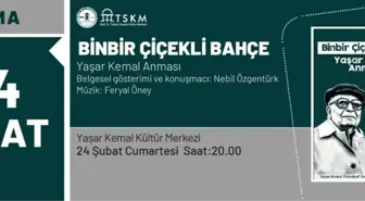 Yaşar Kemal'in anısına düzenlenen program Maltepe Belediyesi'nde gerçekleşecek