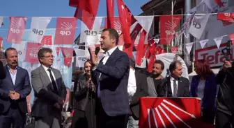 CHP Balıkesir Büyükşehir Belediye Başkan Adayı Ahmet Akın Ayvalık'ta Miting Yaptı