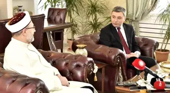 Diyanet İşleri Başkanı Gümüşhane'ye ziyarette bulundu