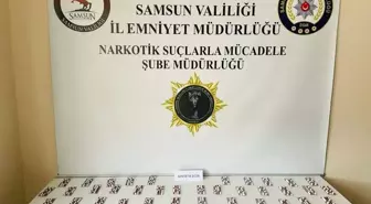 Samsun'da 672 adet sentetik ecza ele geçirildi, 1 kişi gözaltına alındı