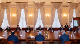 TBMM Başkanı Numan Kurtulmuş, Azerbaycan Başbakanı Ali Asadov ile görüştü
