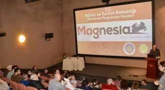 Magnesia Antik Kenti'nde ortaya çıkan Zeus Tapınağı hakkında konferans verildi