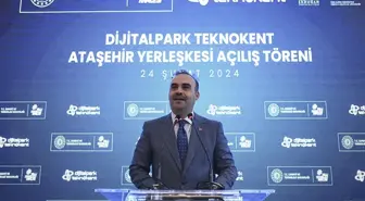Sanayi ve Teknoloji Bakanı Kacır, Dijitalpark Teknokent'in açılışında konuştu Açıklaması
