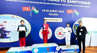 Sinop'tan Yalova'da düzenlenen Wushu Kung Fu Şampiyonası'nda Türkiye üçüncüsü