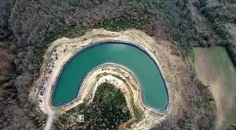 Yalova'da Ahmediye köyünde sulama göleti açıldı