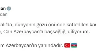 Dışişleri Bakanı Hakan Fidan Hocalı Katliamı'nın Yıl Dönümünde Anma Mesajı Paylaştı