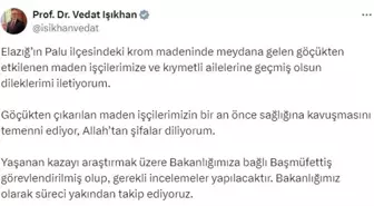 Elazığ'daki maden ocağı göçüğüyle ilgili açıklama