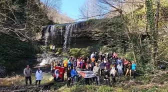 Ordu Dağcılık Kulübü Üyeleri Şelalelerde Doğa Yürüyüşü Gerçekleştirdi