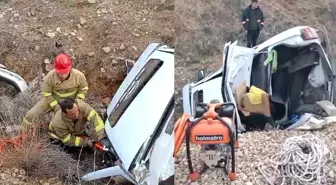 Kırıkkale'de Otomobil Uçuruma Yuvarlandı: 1 Ölü