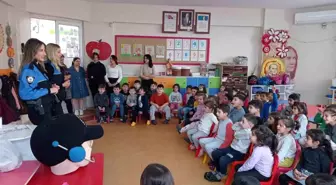 Adana'da Polis Ekipleri Anaokulu Öğrencilerine Meslek Tanıtımı Yaptı