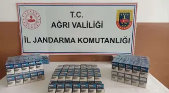 Ağrı'da Kaçak Sigara Operasyonu: 950 Paket Ele Geçirildi